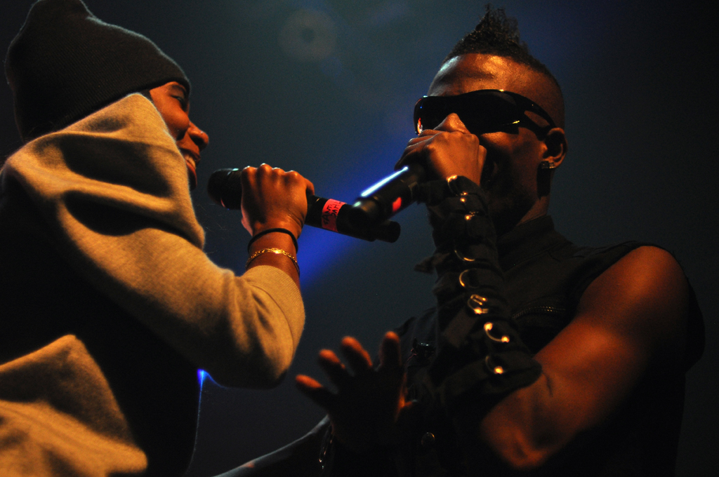 Santigold &amp; Mr. Lexx / credit: Loren Wohl